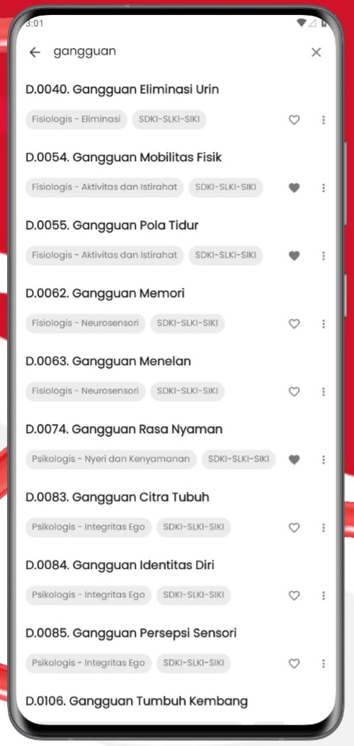 Screenshot Aplikasi SDKI SLKI SIKI Keperawatan 3